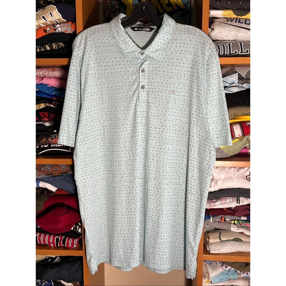 Travis Mathew Men’s Thundersnow Golf Polo Shirt XL
